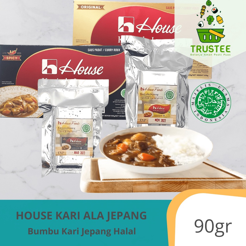 

Sale HALAL House Curry Kari lokal ala jepang Bumbu dapur saus kari kare import impor