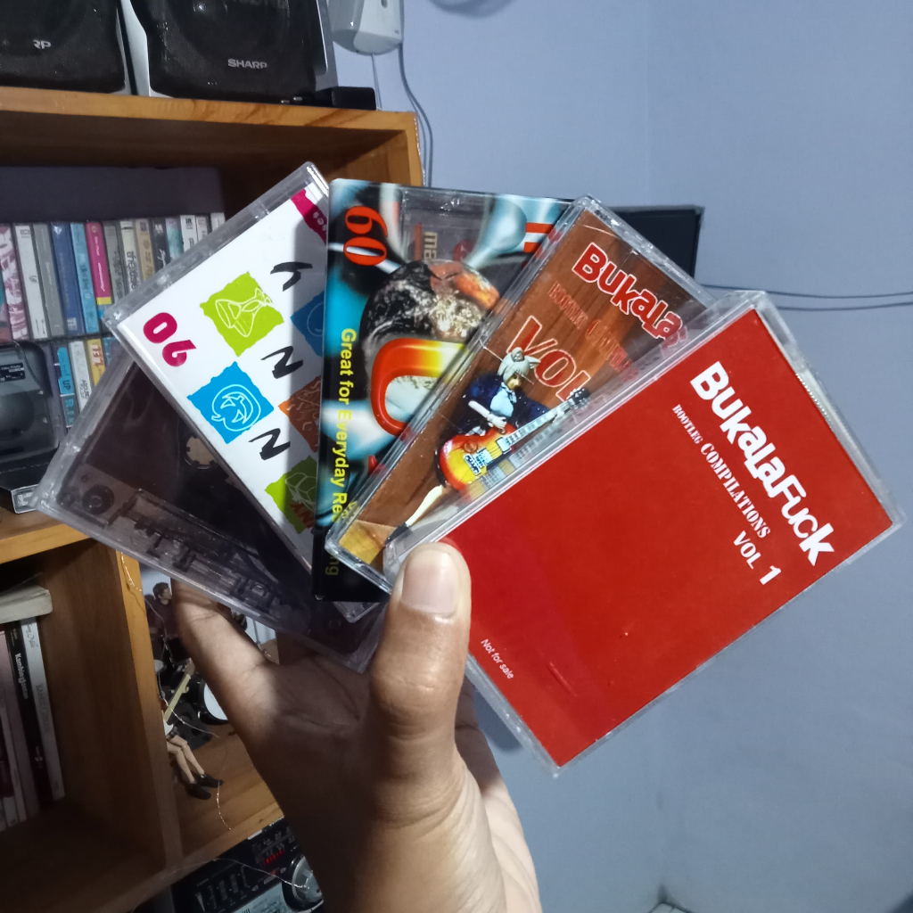 Custom Mixtape Kaset Pita C60 & C90