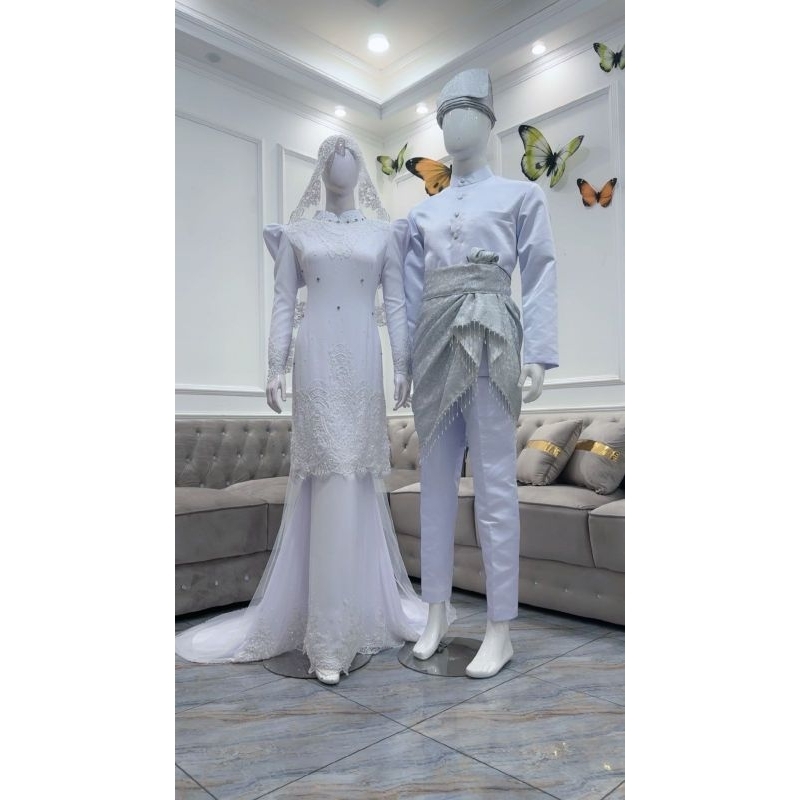 BAJU PENGANTIN KOTO GADANG PREMIUM /KEBAYA WEDDING MINANG MEWAH/GAUN DRESS PENGANTIN MELAYU FULL SON