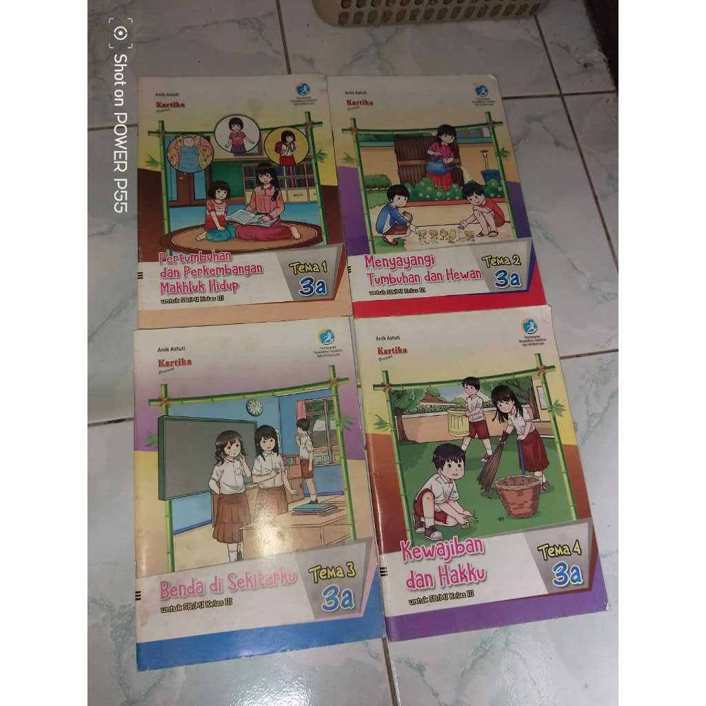 LKS   tematik kelas 3 semester 1 tema 1 2 3 4 untuk SD MI K13 kartika  Revisi 2018 dijual PER TEMA h
