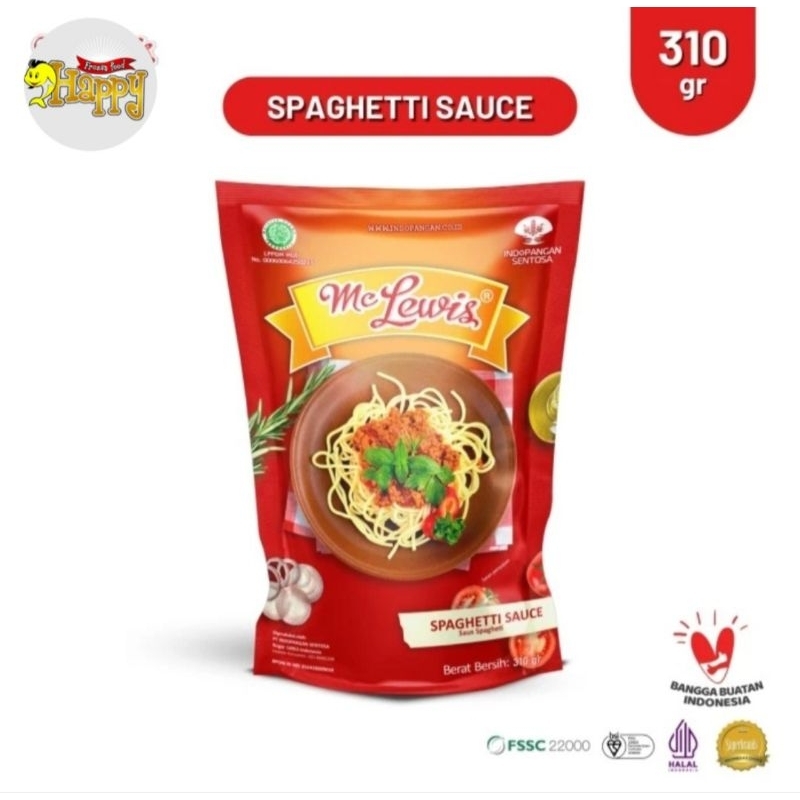 

Mc Lewis Saus Spaghetti 310 gram