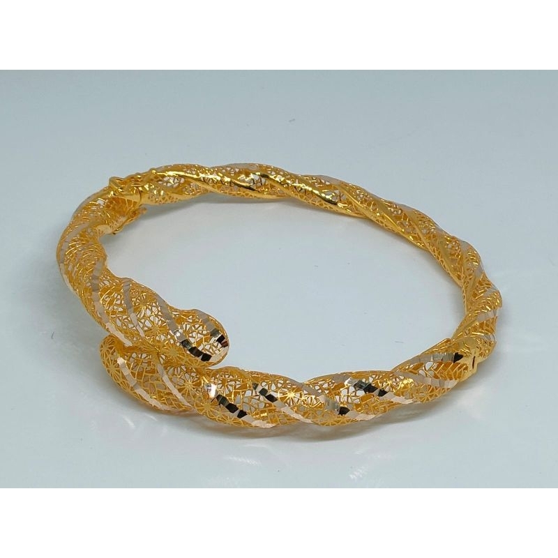 GELANG CATOX MODEL DUBAI KADAR 375% 8KARAT