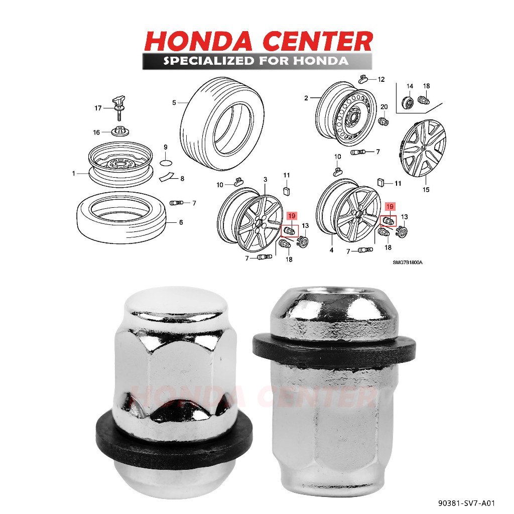 Mur Baut Roda Panjang Mobil Honda Civic Wonder Nouva Lx Grand Genio Estilo Ferio Vti Vtis Fd Accord 