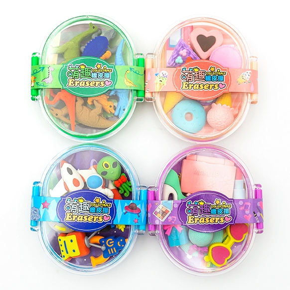 

8612 Set Penghapus Karakter Anak Perempuan dan Laki-Laki dengan Kotak - Pilih Warna Box - Stationery