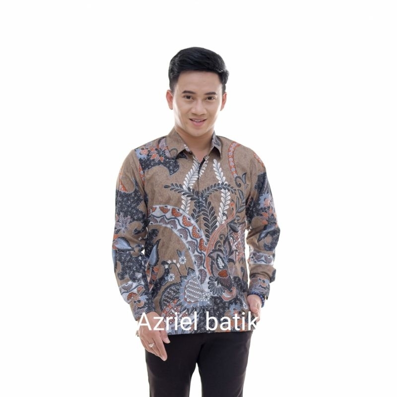 Kemeja Azriel Batik Pria Premium Adem Nyaman