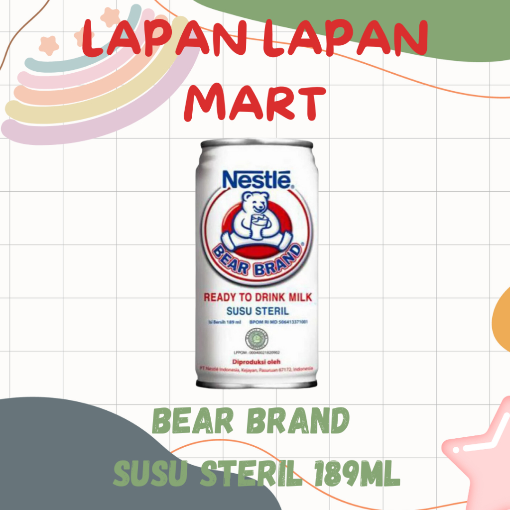 

Bear Brand Susu 189ml