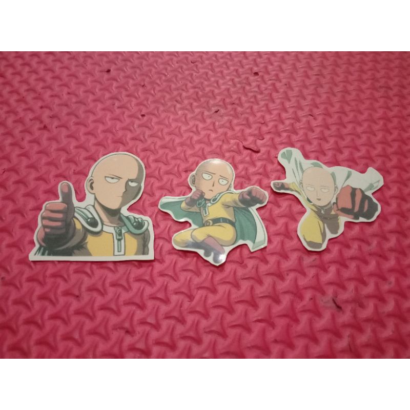 

stiker anime one Punch Man isi 3pcs