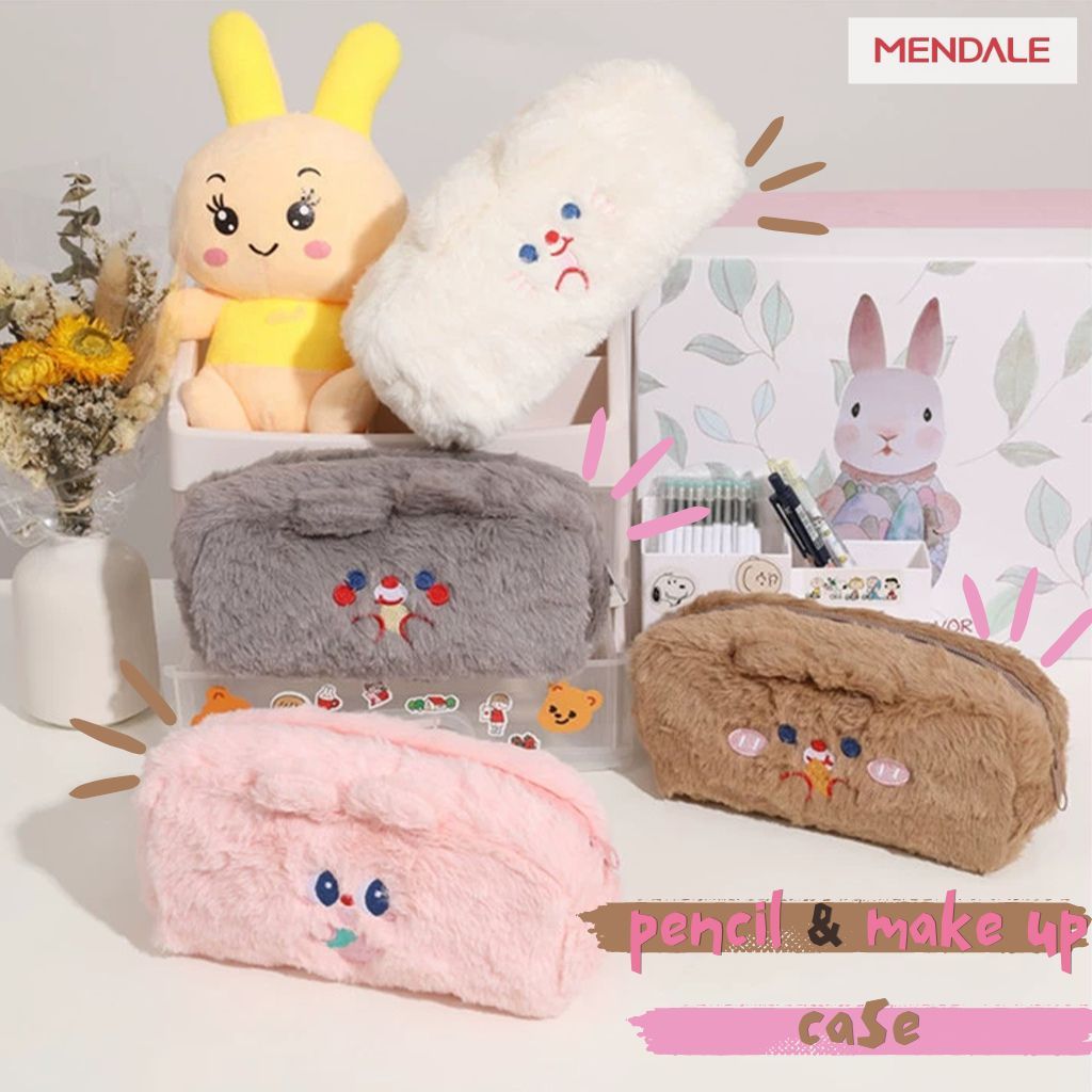 

Tempat pensil/Make up bulu cute karakter/Pouch pensil - PMM