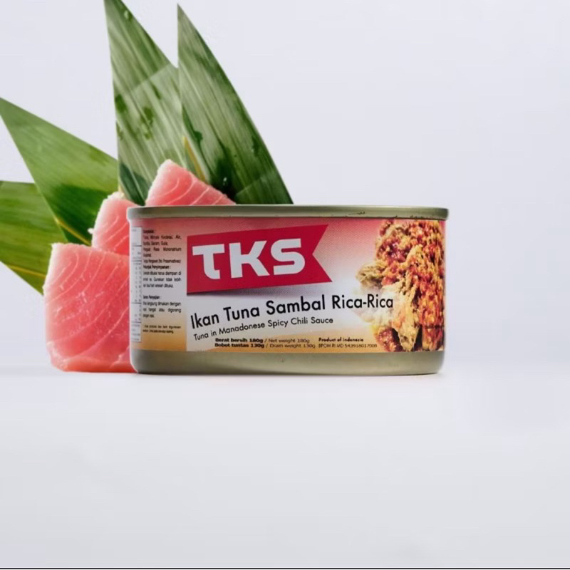 

TKS Tuna Flakes in Manadonese Spicy Chilli Sauce (Tuna Kaleng Dengan Sambal Rica-Rica) 180 gram