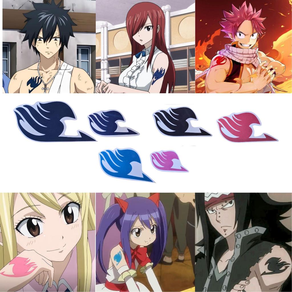 TATO TEMPORER GAJEEL FAIRY TAIL | ERZA FAIRY TAIL | GRAY FAIRY TAIL | NATSU FAIRY TAIL | WENDY FAIRY