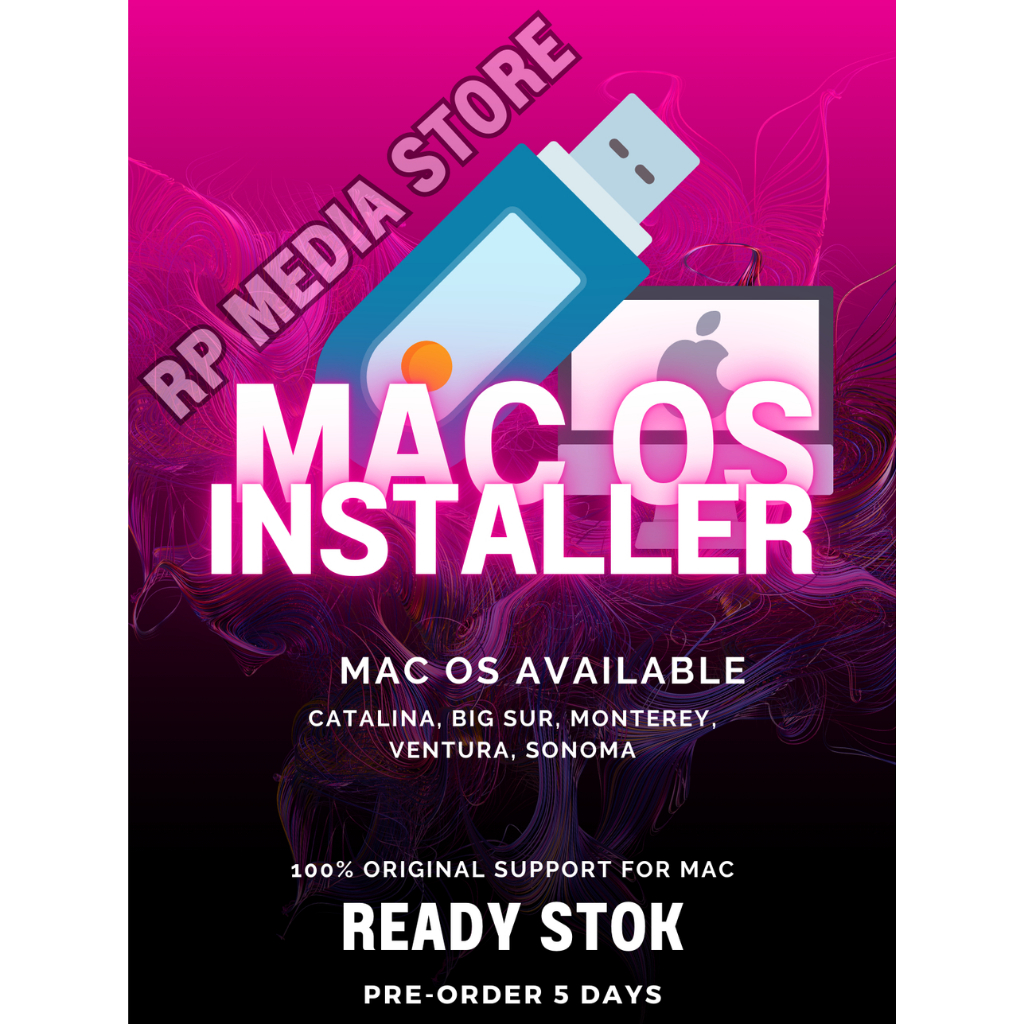 USB Installer Macbook Mac OS Sonoma 14