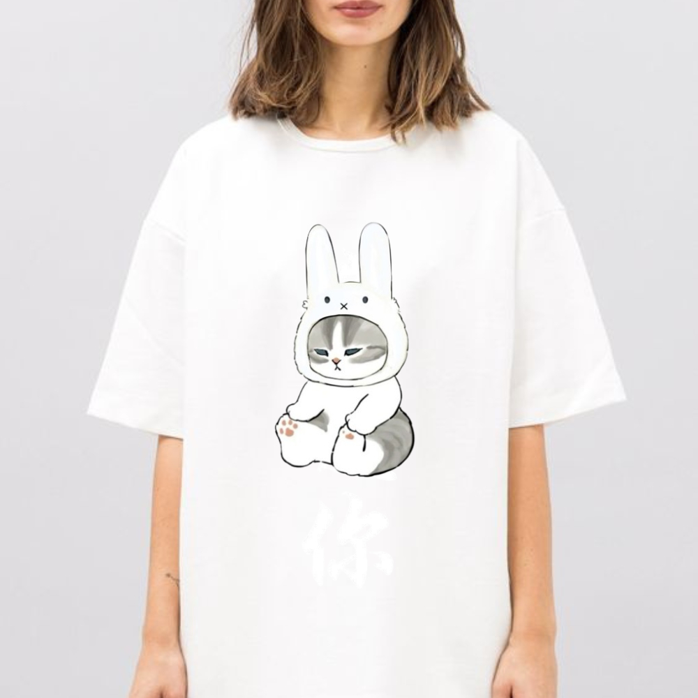 KAOS WANITA/PRIA KAOS VIRAL/KAOS BAGUS/KAOS MOFUSAND x MIFFY /COTTON COMBED SOFT COTTON COMBED 30s K