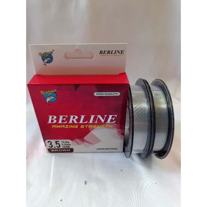 Senar pancing neptune Berlin 150 m , senar kuat dan tidak kriting