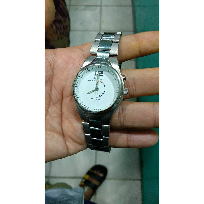 jam tangan pria dayton quartz klasik siap pakai normal semua