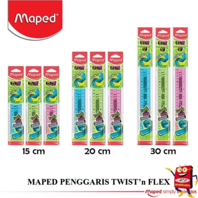 

Maped Ruler Twist'n Flex - Maped Penggaris Lentur