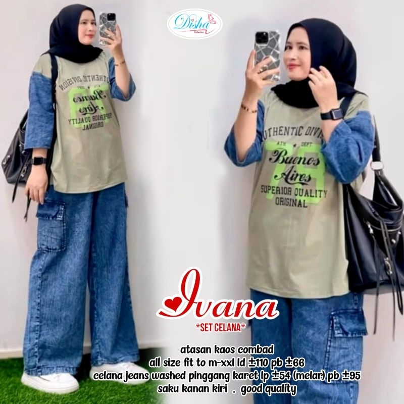 Terbaru• Readystok• Baju setelan terbaru 2024 Ivana set