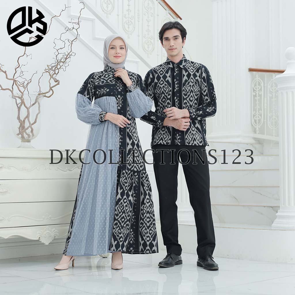 Set couple gamis raya, couple lebarang, baju kondangan gamis wisuda, couple prewed, gamis lebaran, k
