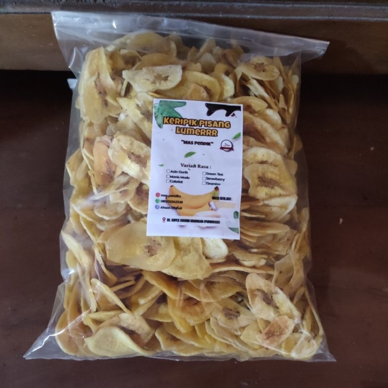 

Keripik Pisang Kepok Original 1Kg