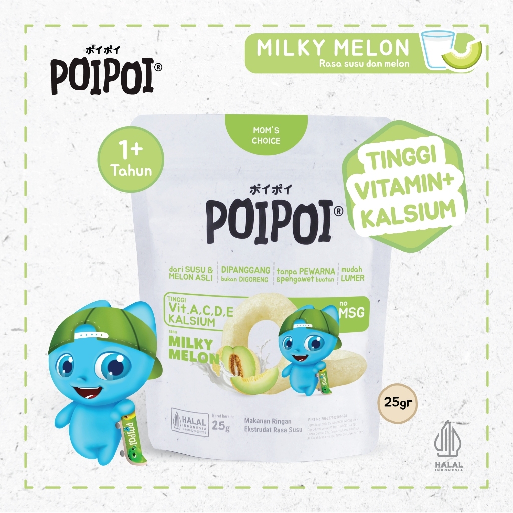 

POIPOI Snack - Milky Melon 25Gr