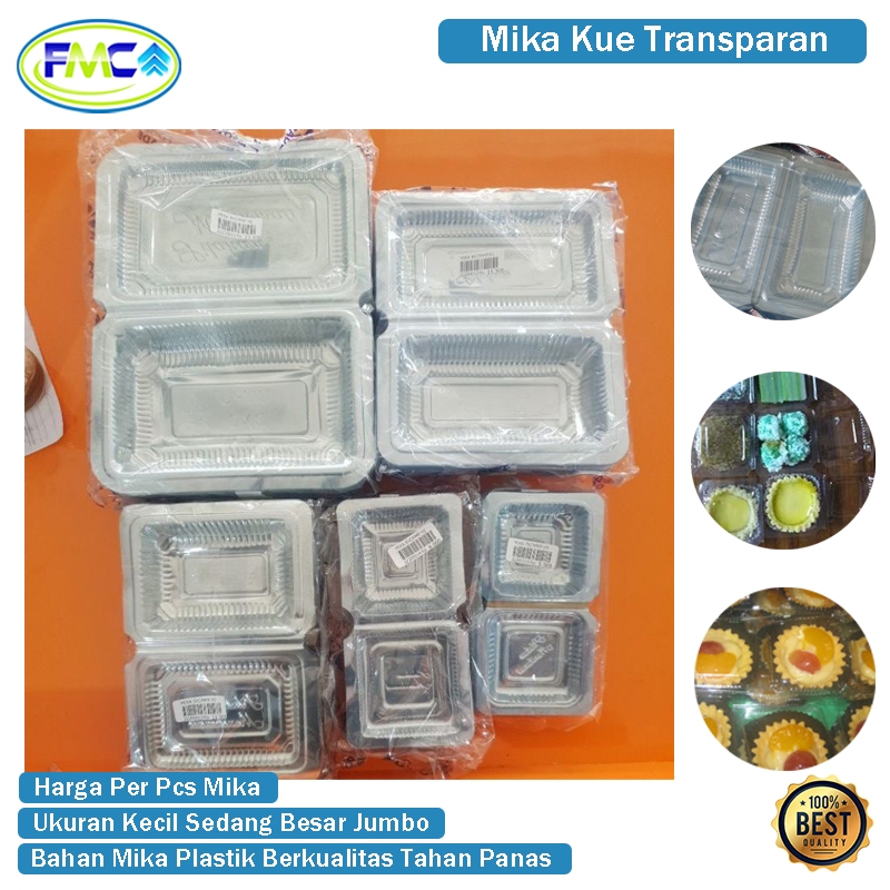 Mika Kotak Makanan Ukuran Sedang Besar Jumbo Perpcs Box Mika Kue Bolu Tempat Kemasan Makanan Mika Pl