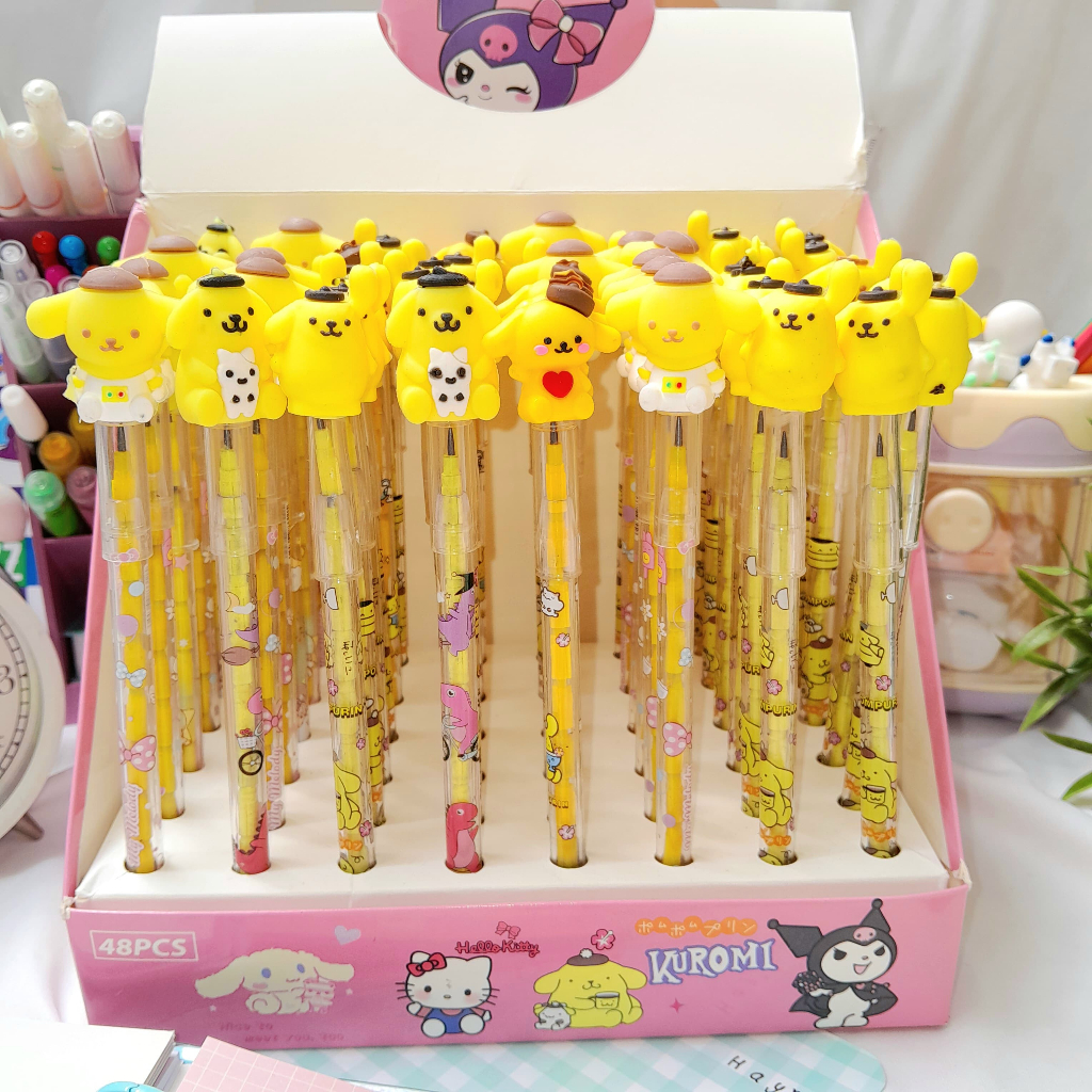 

Pensil Susun Sanrio Pompurin Kuning Super Cute Harga TERMURAH / Pensil Susun PURIN Kuning Imut Unik Favorit Anak Alat Tulis Sekolah Kekinian Kualitas Terbaik Bisa Grosir dan COD