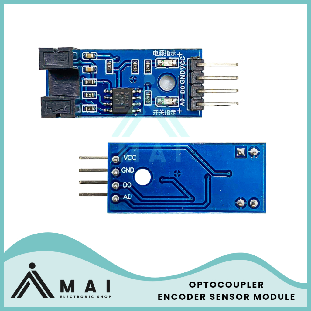 Sensor Kecepatan Opto Coupler Encoder Modul for Mikrokontroller