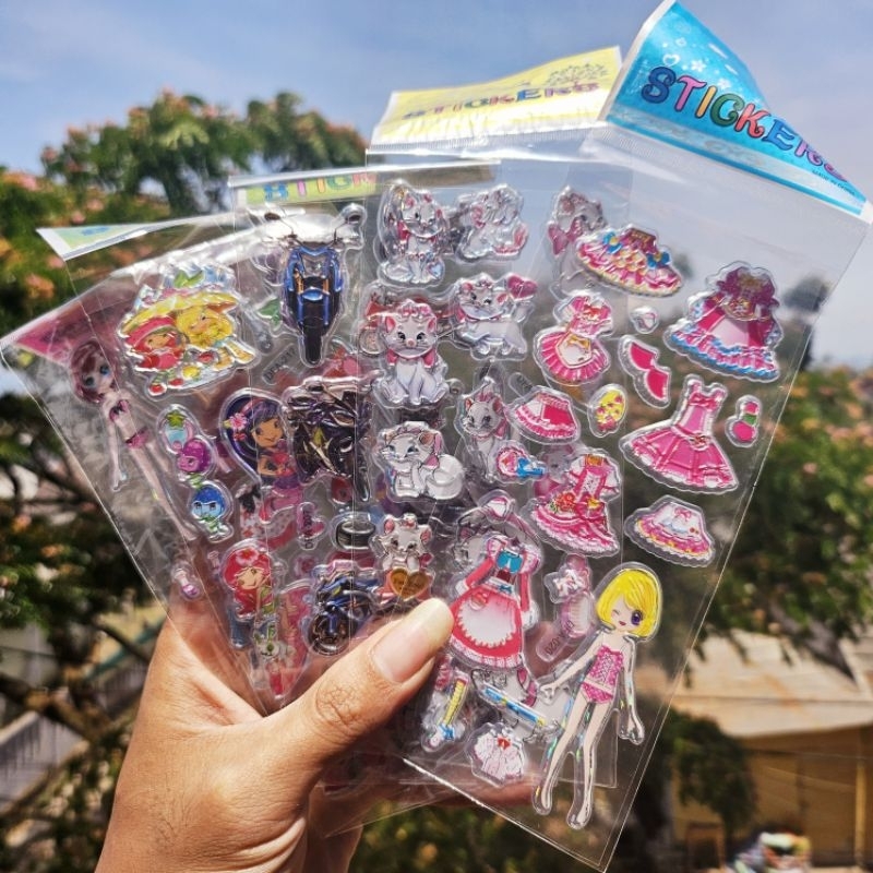 stiker sticker timbul pendek  / stiker timbul / stiker bts / stiker / sticker / bts / bt21