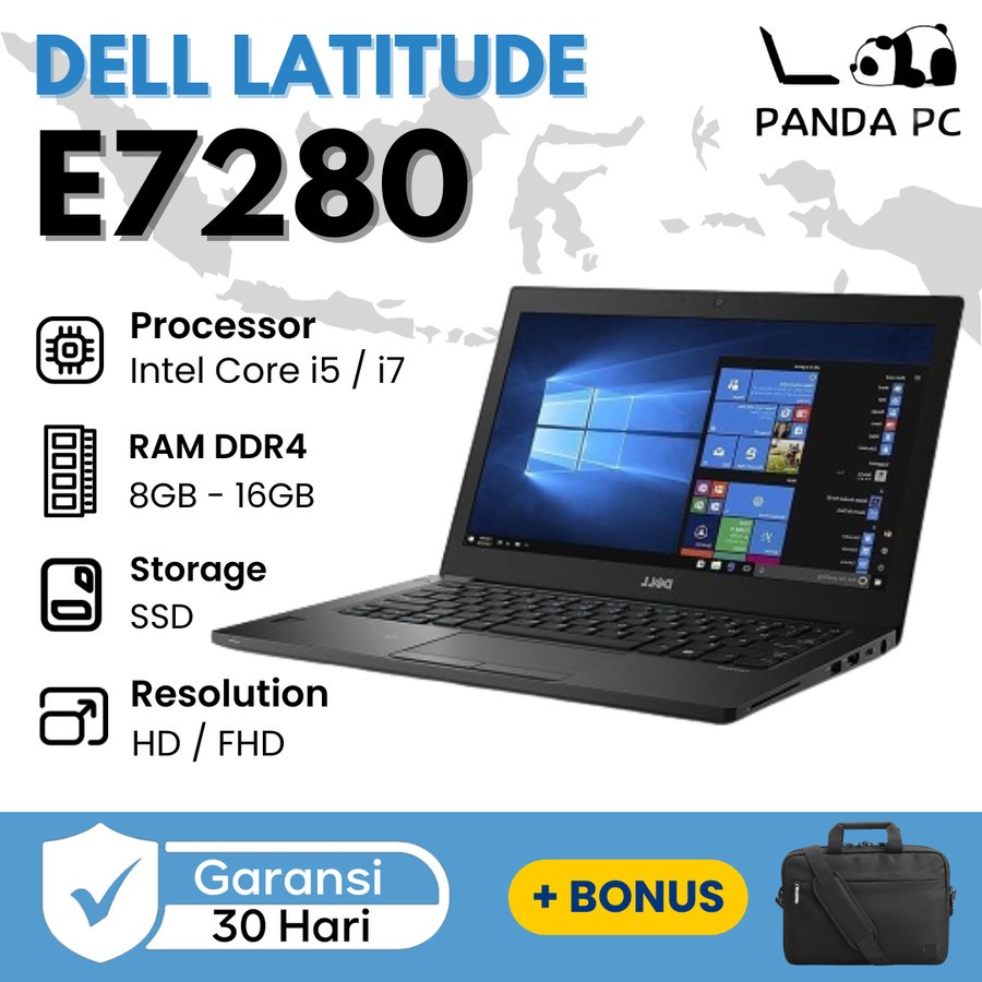 Dell Latitude E7280 Core i7 7th Gen LaptopSecond 7280 Berkualitas