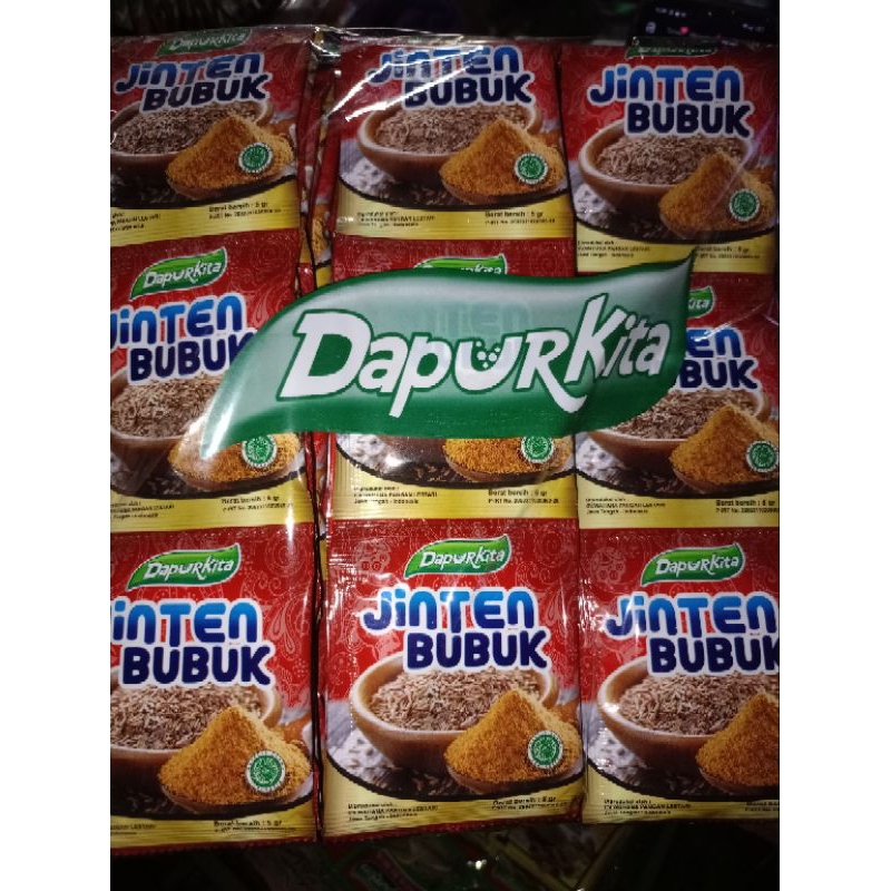 

1 Pak Dapur Kita Jinten Bubuk Isi 6 Renceng x 12 sachet x 5 Gr