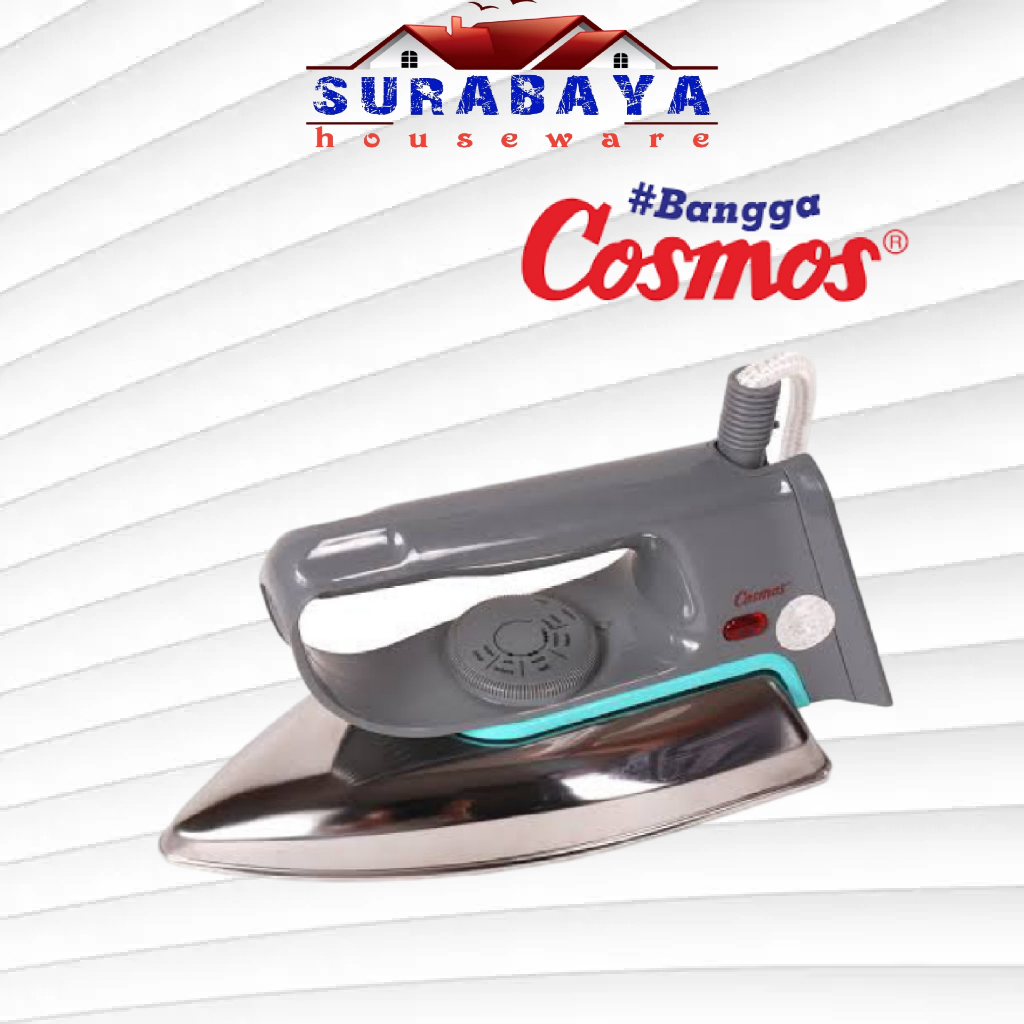 SETRIKA COSMOS CIS 318 F1,Cosmos Setrika Stainless Soleplate CIS-318 F1