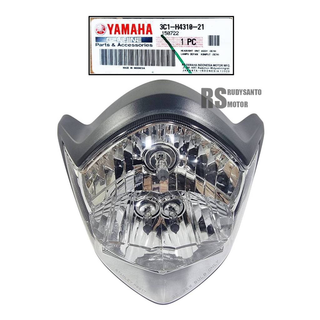 Headlamp Reflektor Lampu Depan Assy Yamaha Vixion Old 3C1-H4310-21 Original Yamaha