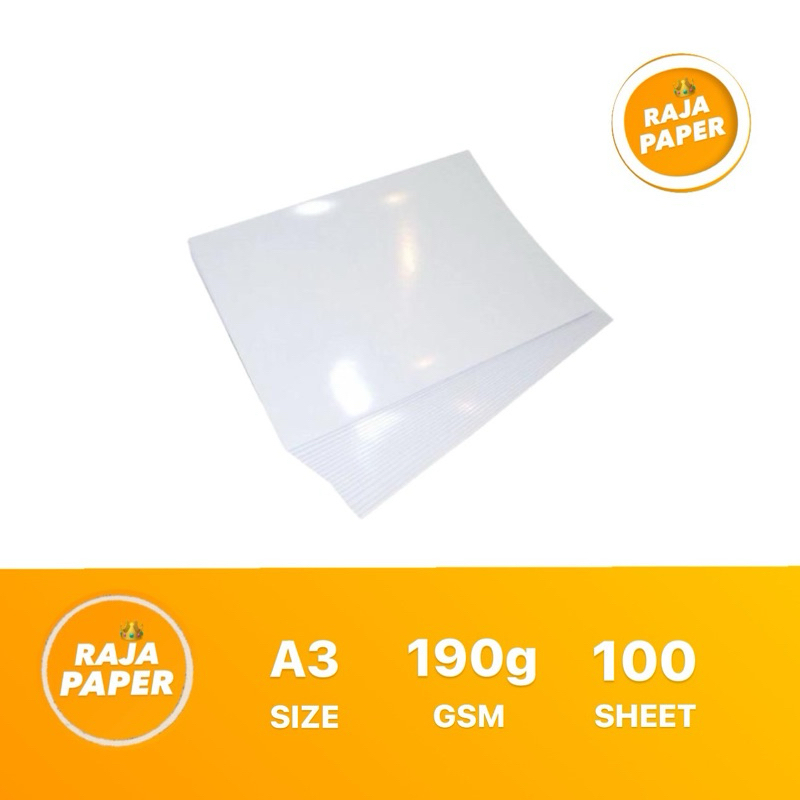 

Kertas Art Carton 190 Gsm A3 100 Lembar . ( 297 Mm x 420 Mm ) / ( 29.7 Cm x 42 Cm ) , 190 Gram / 190 Gr , Art Paper Glossy , Art Paper , Art Karton , Art Carton Glossy , Art Karton Glossy , 100 Lbr .