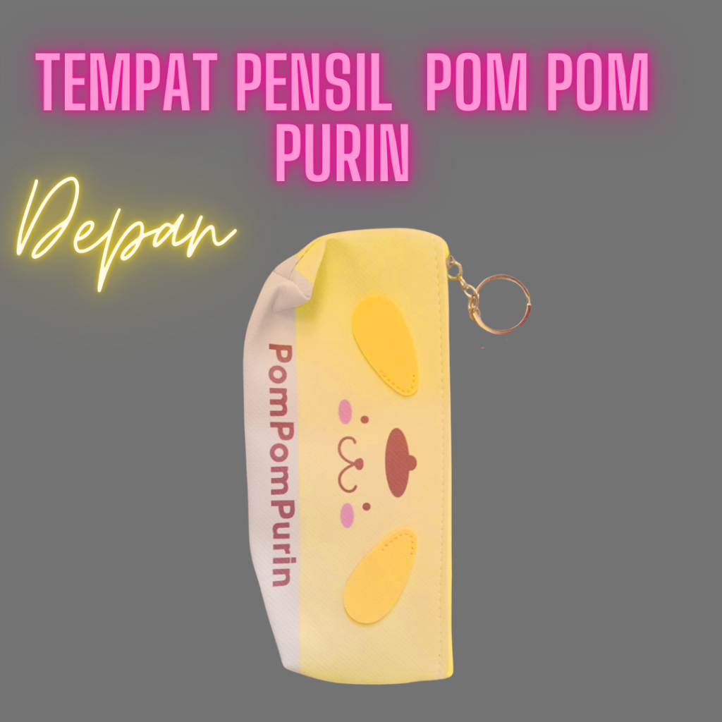 

TEMPAT PENSIL POMPOM PURIN LUCU