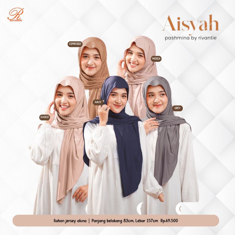 Pashmina Inner Instan Pashmina Inner Aisyah  Pashmina Jersey by Rivantie Hijab