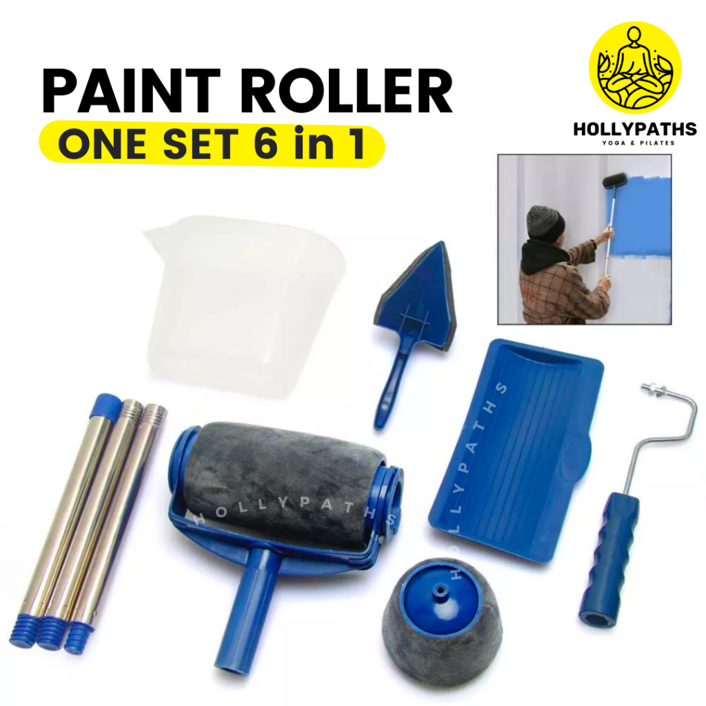 Roll Cat Tembok / Kuas Roller Cat Tembok Paint Runner Pro Roller Kuas Roll Cat Tembok 6 IN 1