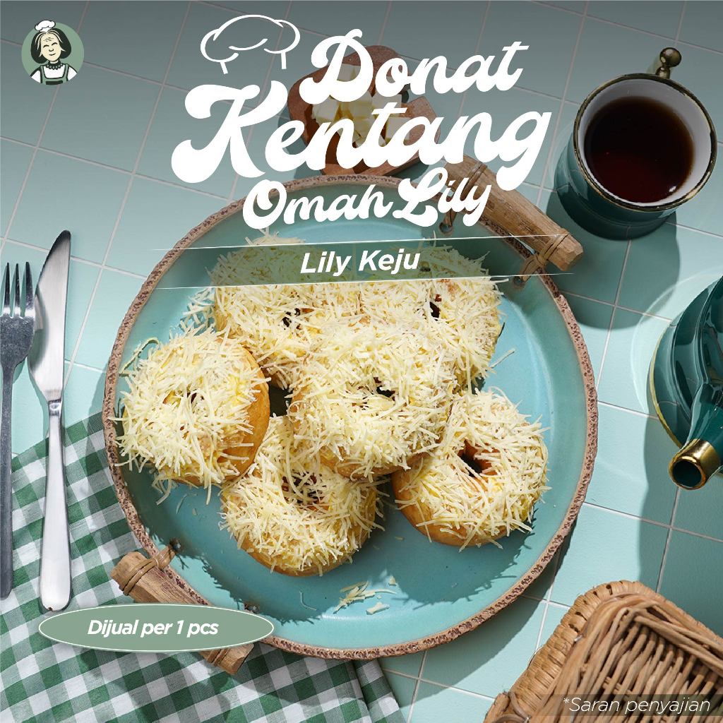

Donat Kentang Omah Lily Keju 1 pcs