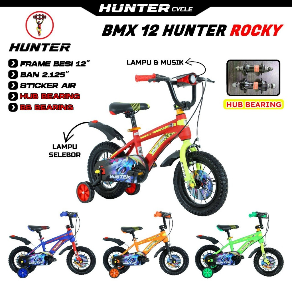 SEPEDA BMX 12" HUNTER ROCKY