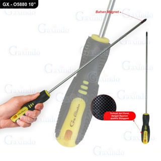 OBENG KEMBANG MAGNET 10 INCH O5880 OBENG PANJANG MAGNET KEMBANG