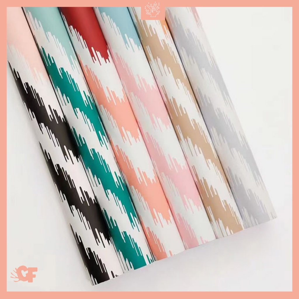 

Kertas Buket Bunga Motif Flower Wrapping Paper Lurik Cellophane KB6176