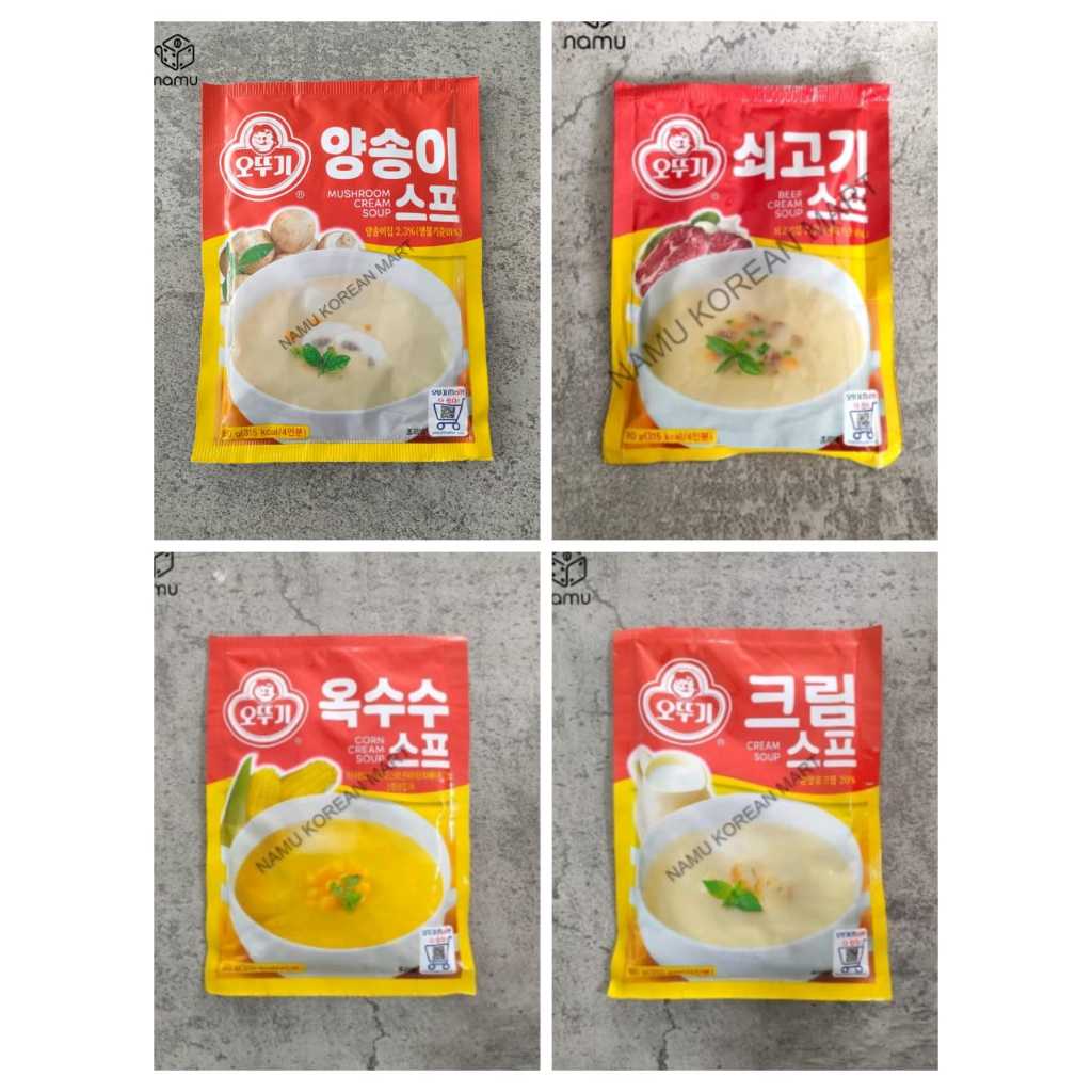 

Ottogi Cream Soup 80gr / Ottogi Corn Cream Soup 80gr / Sup Krim Korea / Korean Cream Soup