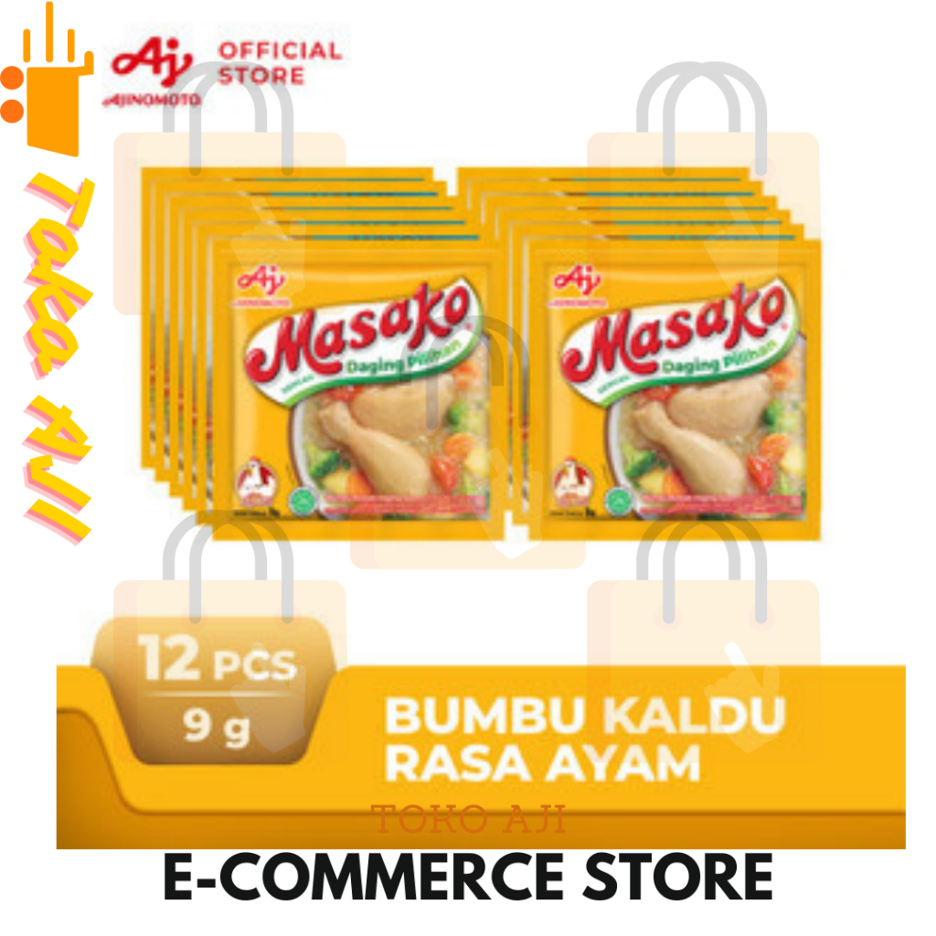 

Masako ayam 8gr x 12pc renceng