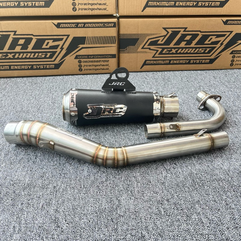 Knalpot GTX Bebek Supra Jupiter Karisma Revo Blade Vega Sogun JRC Original
