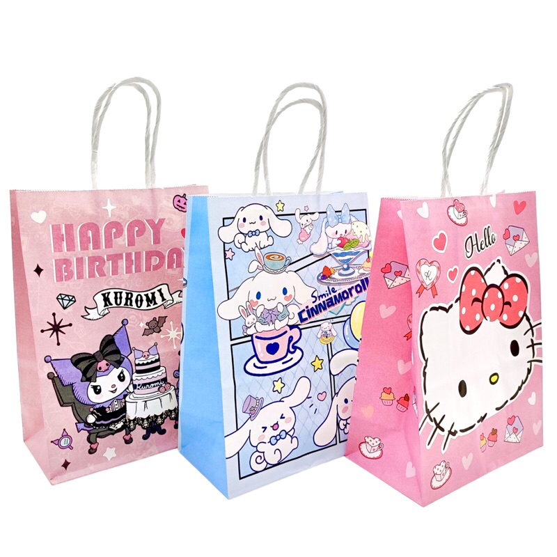 

PAPER BAG FANCY SANRIO 120GR (15x21x8cm) / TAS KANTONG KADO / GOODIE BAG