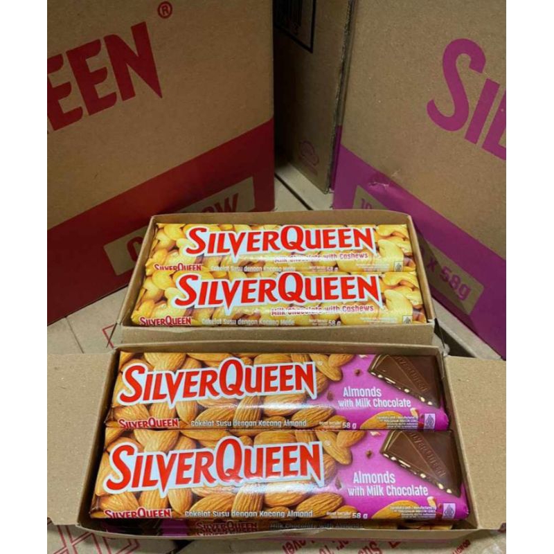 

silverqueen almound 58g // silverqueen mette 58g