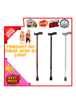 COD tongkat jalan lipat orang tua lansia tongkat lipat bantu jalan lansia orang tua manula kaki 1 ko
