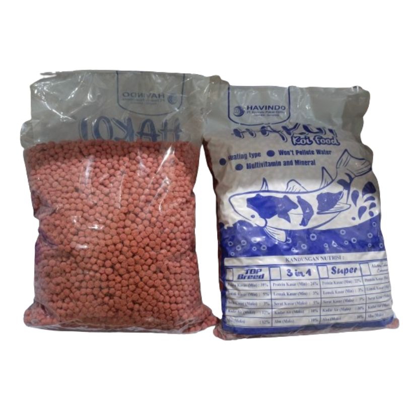 Hakoi koi food 500gram / Makanan ikan koi
