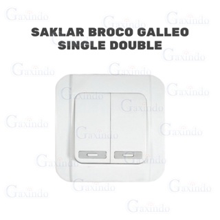 SAKLAR BROCO GALLEO SINGLE DOUBLE G162 SAKLAR LAMPU RUMAH
