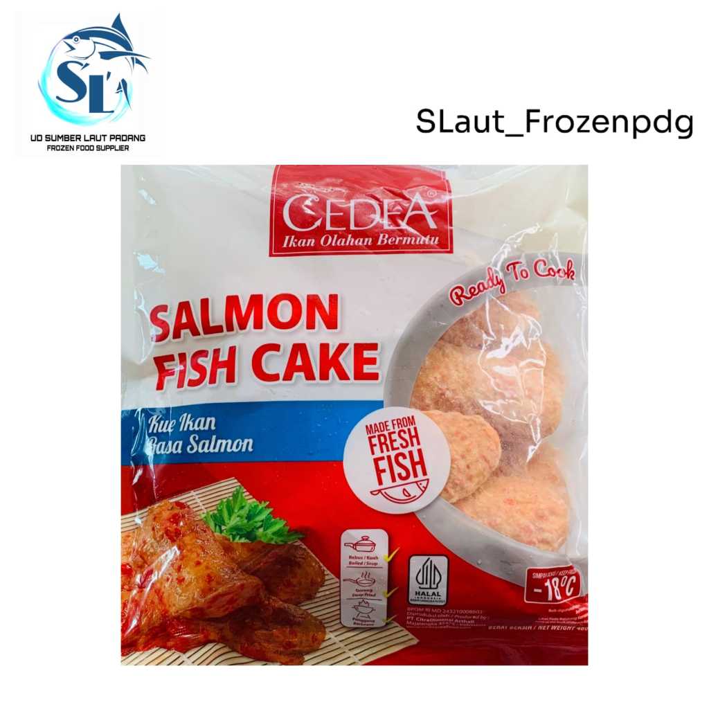 

Cedea Salmon Fish Cake 480gr / Kue Ikan Rasa Salmon