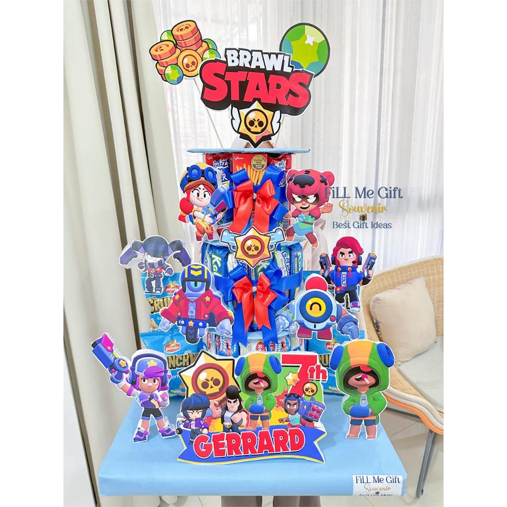 

B Stars - Snack Tart Tower Cake Birthday / Kue Cemilan Snack Ulang Tahun