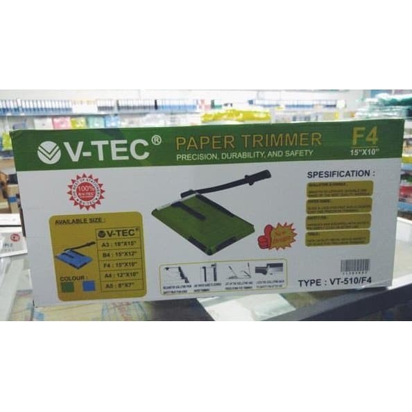 

Alat Pemotong Kertas F4 / Paper Trimmer Merk VTEC VT-1510